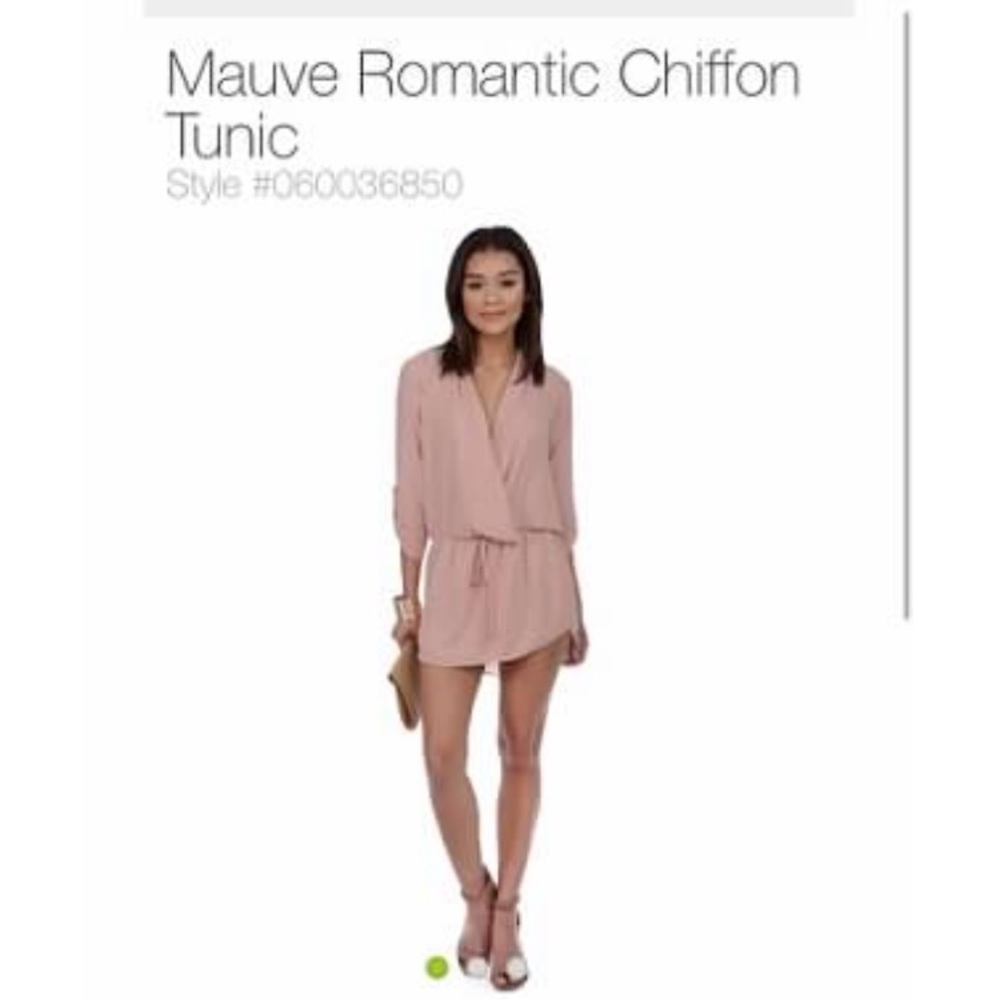 Windsor Mauve Chiffon Mini Dress
